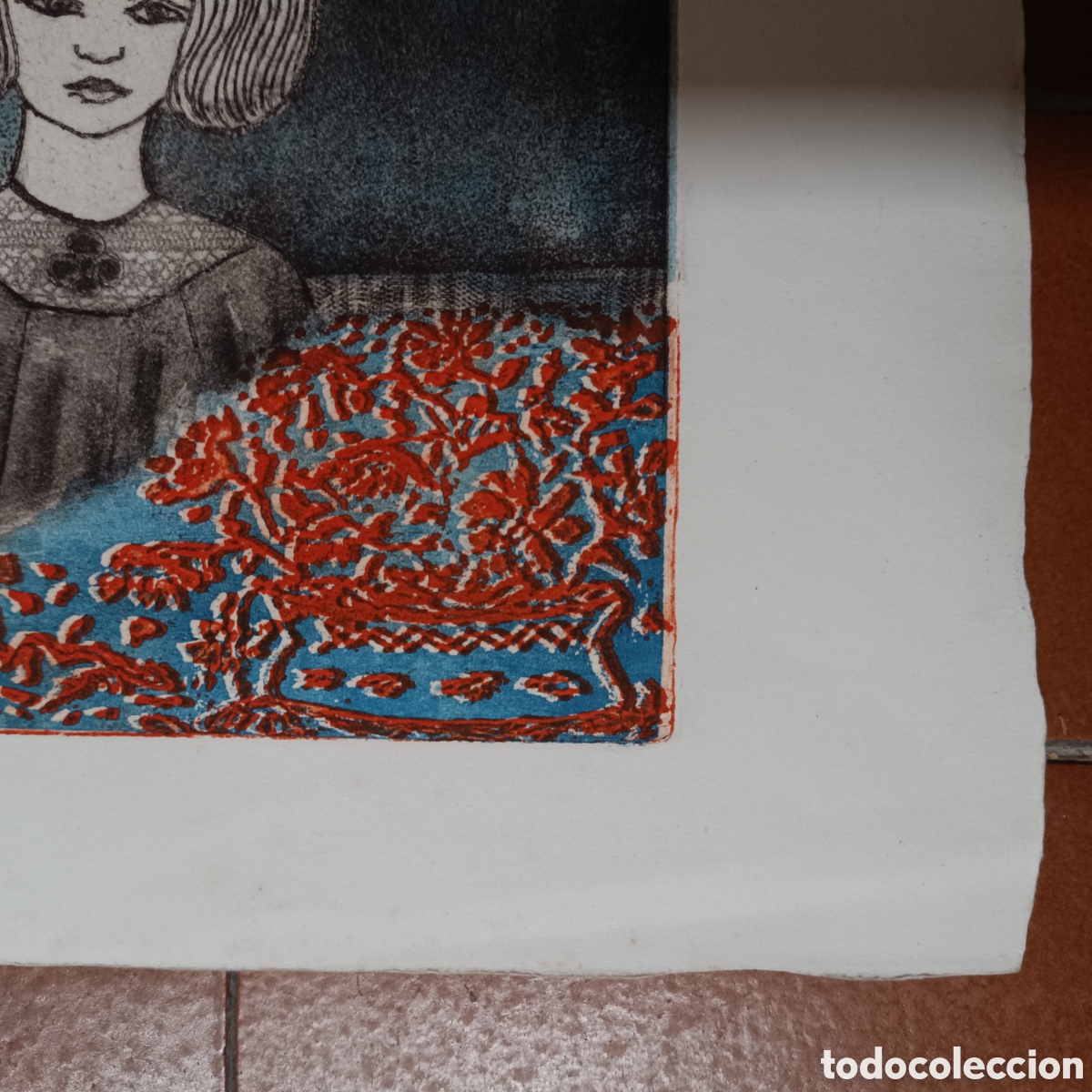 Arte: Grabado colorido ni&ntilde;as - Foto 5