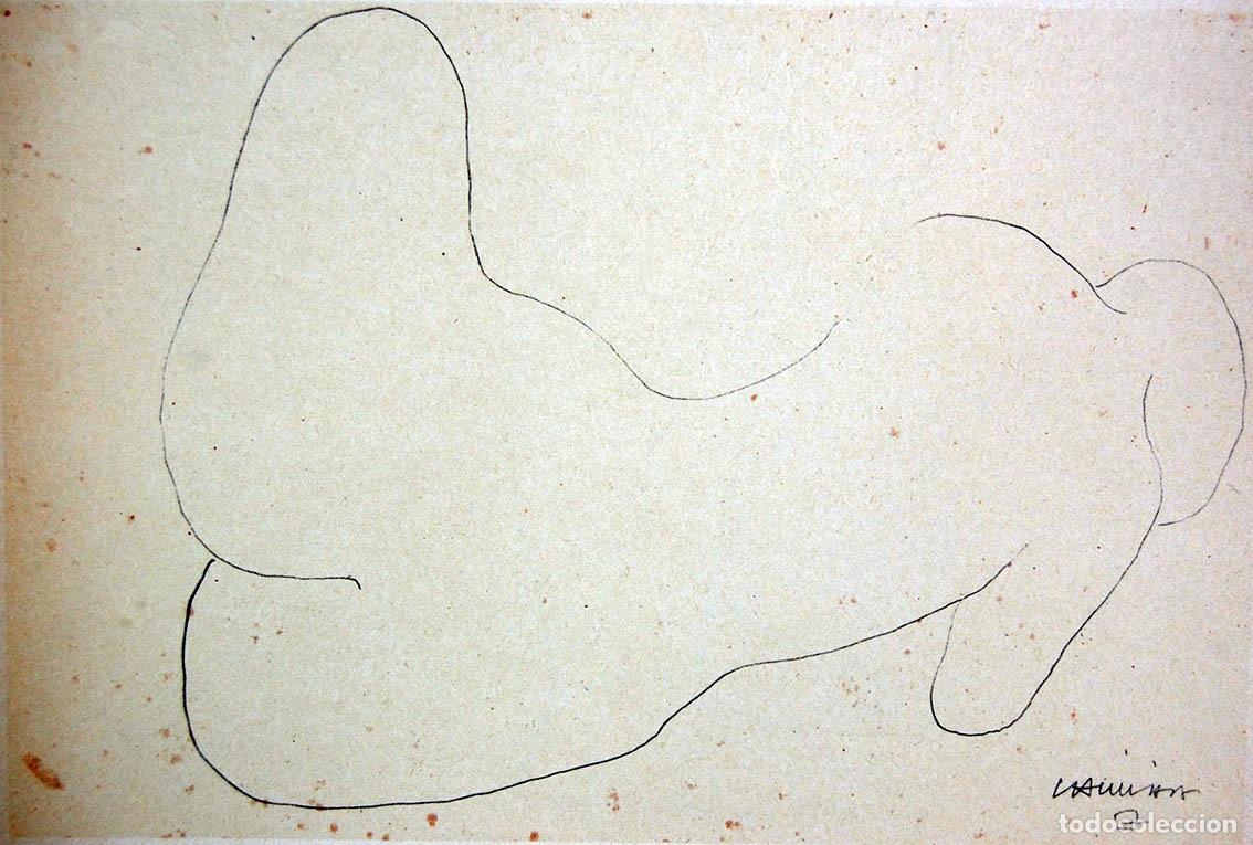 Arte: EDUARDO CHILLIDA - Desnudos. Litografia offset 1977 .