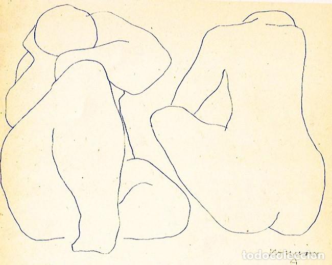 Arte: EDUARDO CHILLIDA - Desnudos. Litografia offset 1977 .