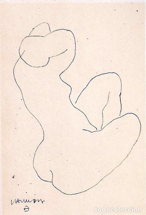 Arte: EDUARDO CHILLIDA - Desnudos. Litografia offset 1977 . 34 x 24 cm.