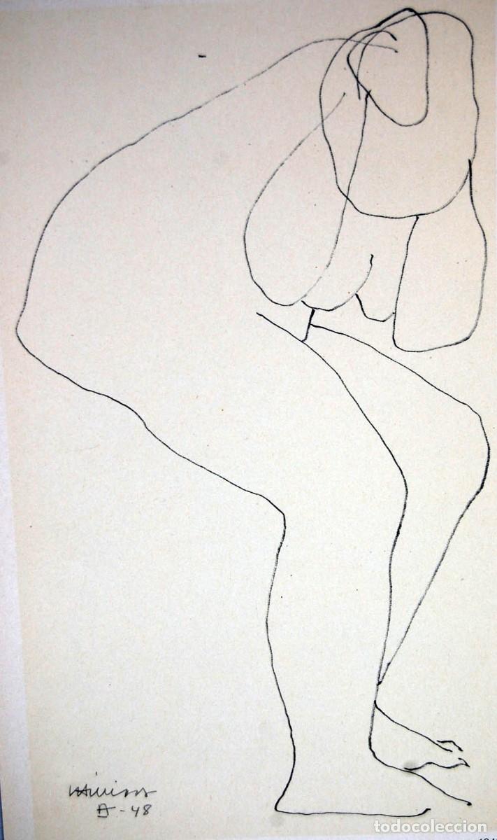 Arte: EDUARDO CHILLIDA - Desnudos. Litografia offset 1977 . 34 x 24 cm.