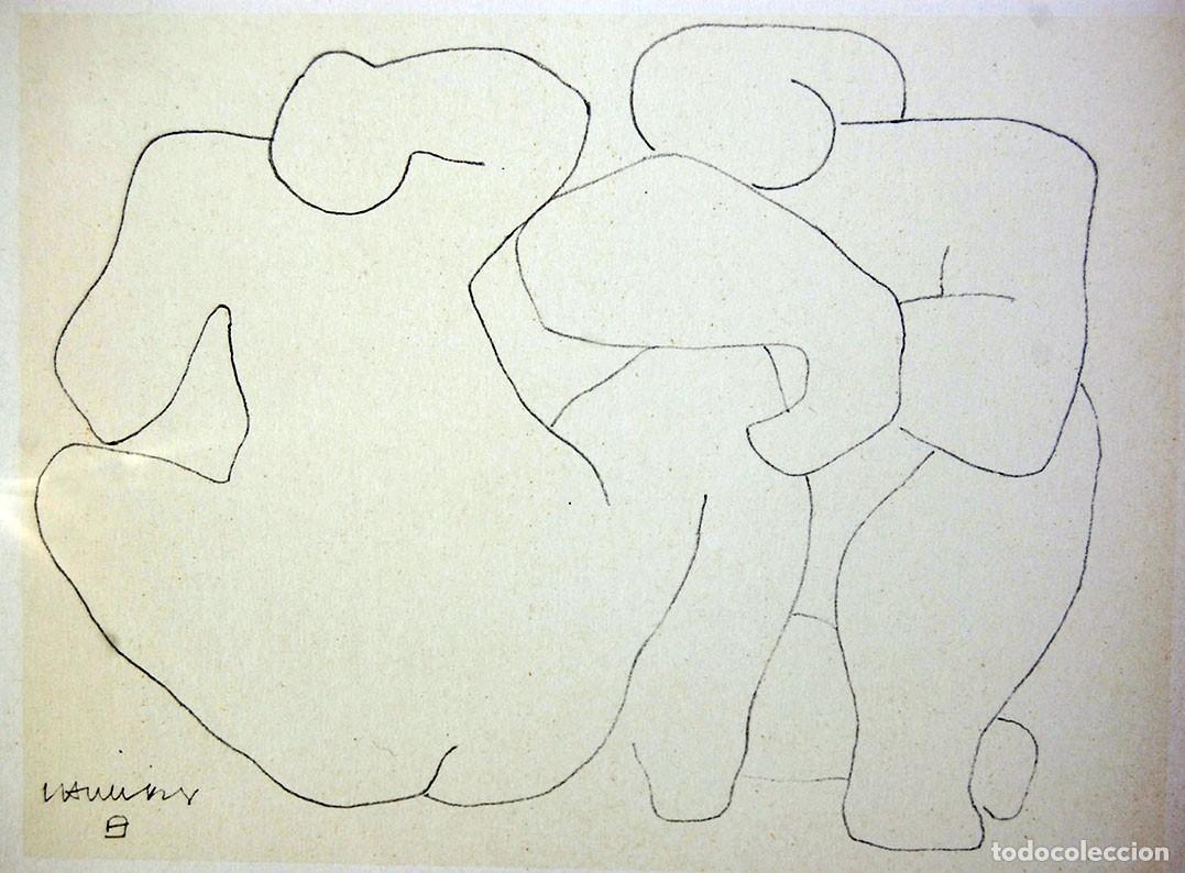 Arte: EDUARDO CHILLIDA - Desnudos. Litografia offset 1977 .