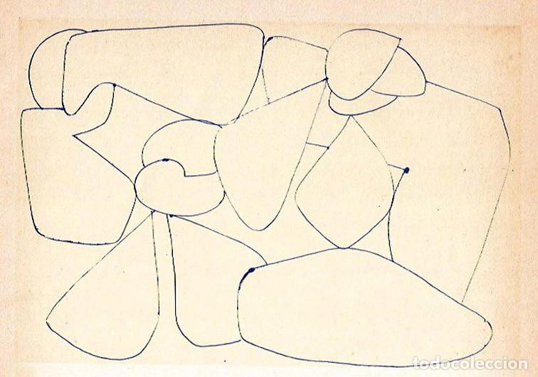 Arte: EDUARDO CHILLIDA - Desnudos. Litografia offset 1977 .