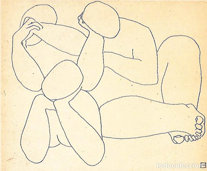 Arte: EDUARDO CHILLIDA - Desnudos. Litografia offset 1977 .