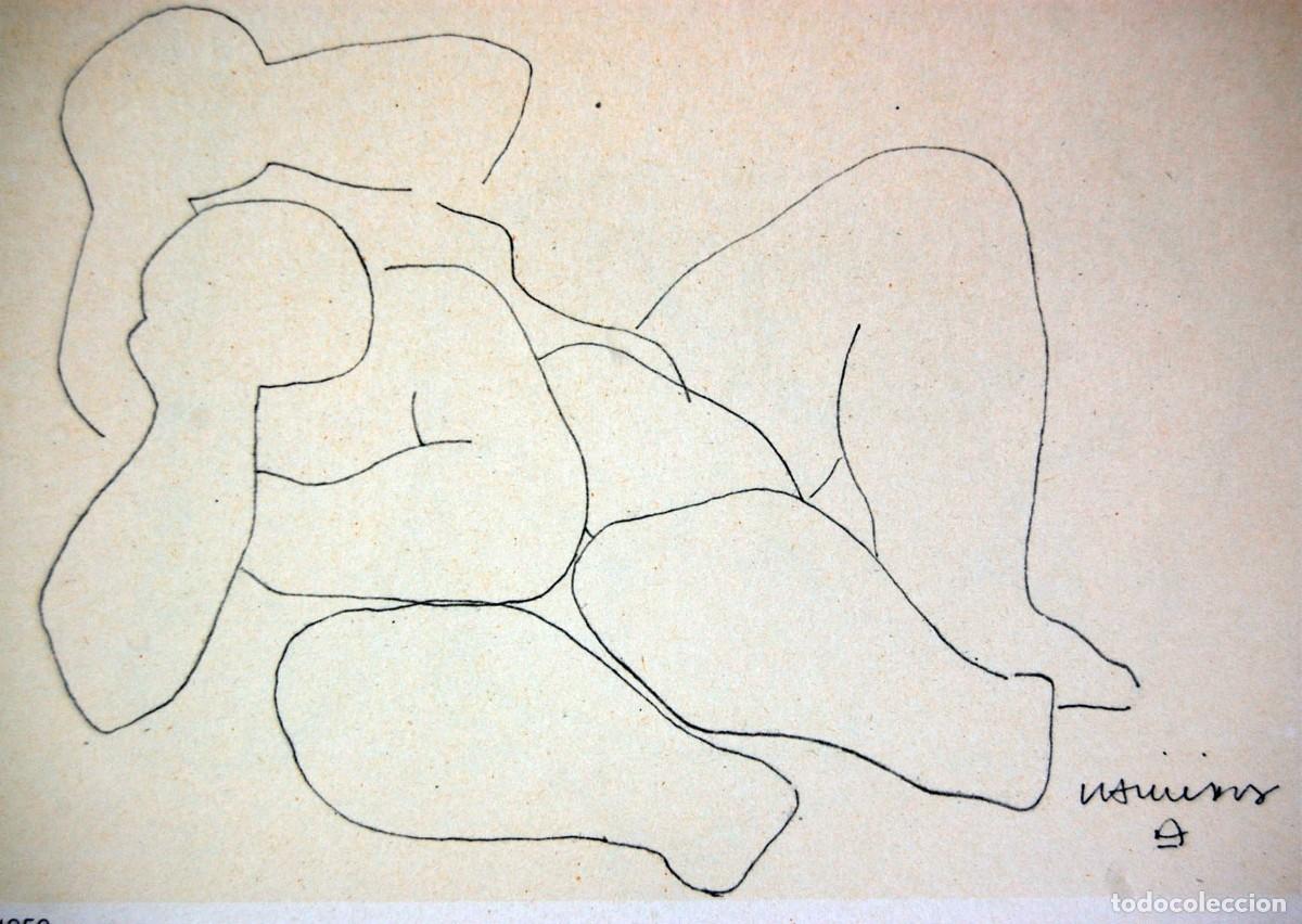 Arte: EDUARDO CHILLIDA - Desnudos. Litografia offset 1977 .