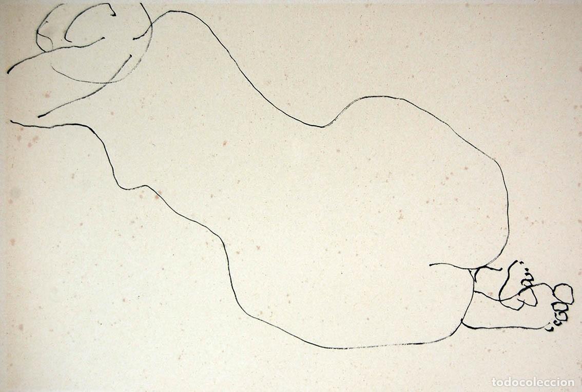 Arte: EDUARDO CHILLIDA - Desnudos. Litografia offset 1977 .