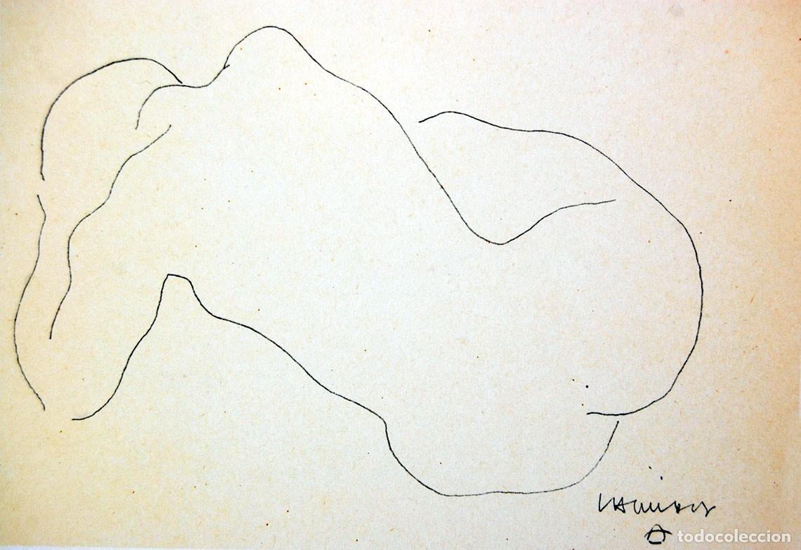 Arte: EDUARDO CHILLIDA - Desnudos. Litografia offset 1977 .