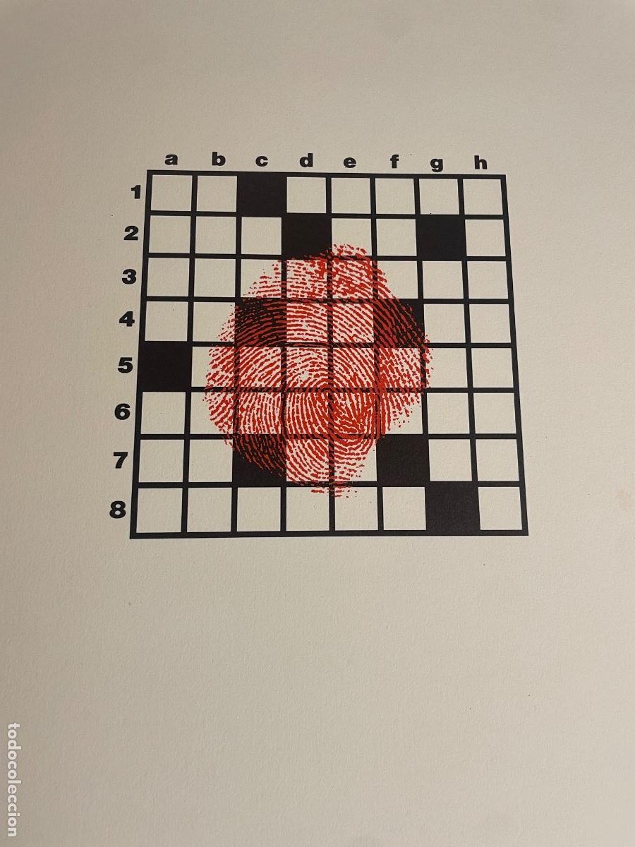 Arte: Litograf&iacute;a de Joan Brossa - Poema Visual 14 - 44/50 Ejemplares - 38x50cm