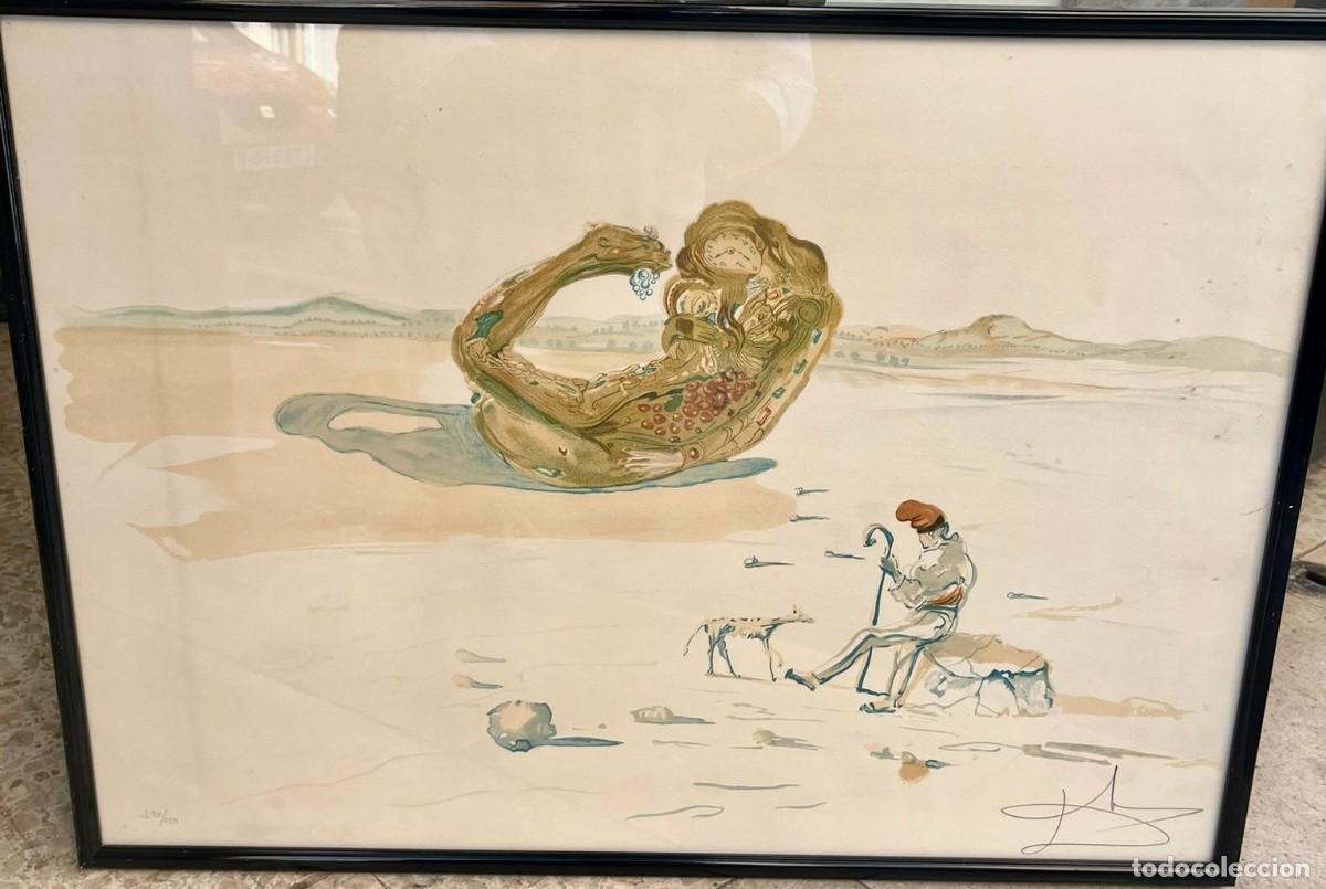 Kunst: litograf&iacute;a original del maestro del surrealismo Salvador Dal&iacute;, titulada Desert Watch-PA J.85/250