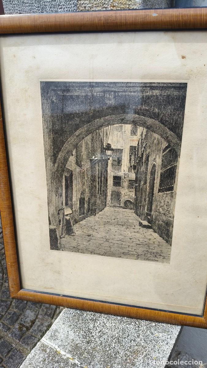 Arte: Lithographie originale crayon A.Erdunel