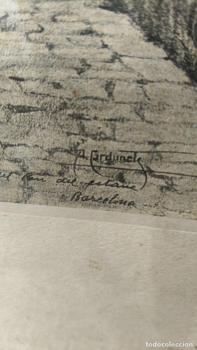 Arte: Lithographie originale crayon A.Erdunel - Foto 4