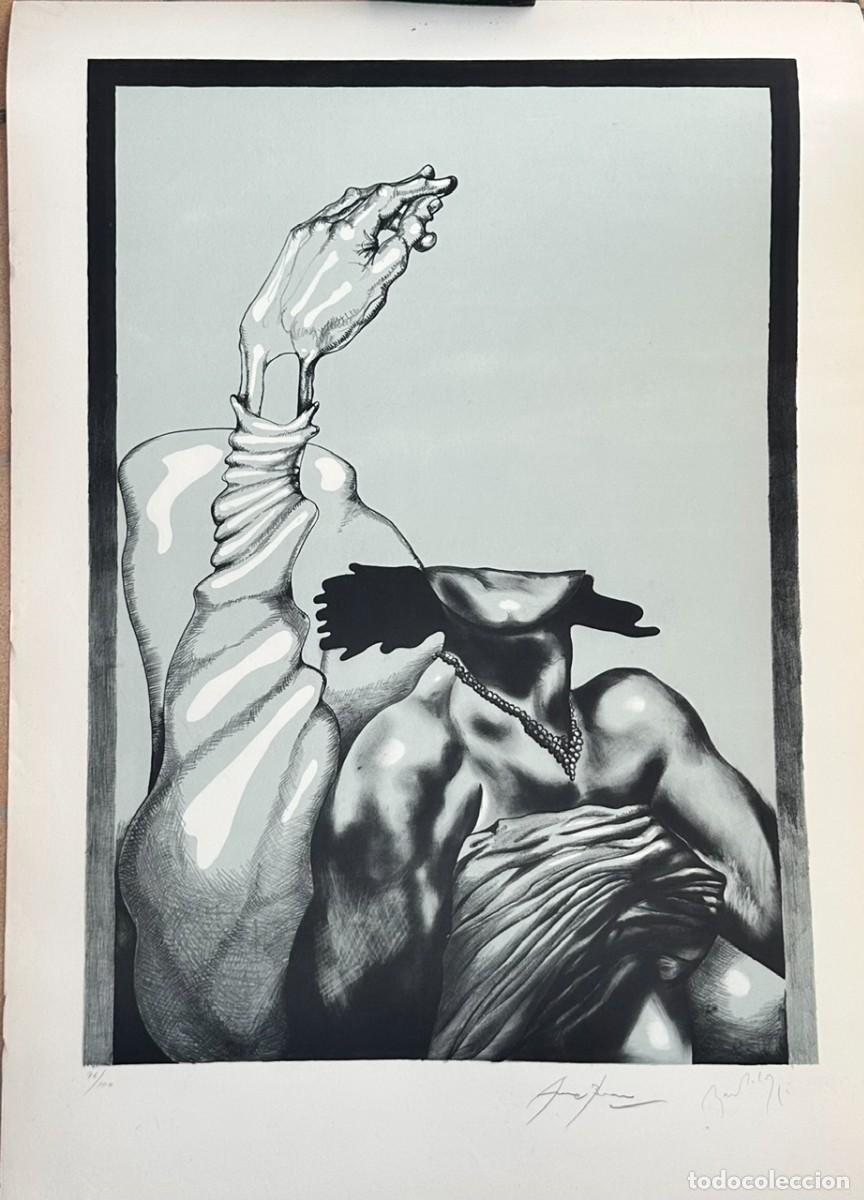 Arte: ARRANZ BRAVO BARTOLOZZI. Litograf&iacute;a numerada y firmada por los artistas