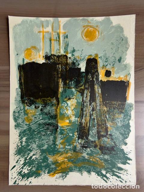 Arte: Lithographie originale illustrant les &eacute;crits d'Arthur Rimbaud de Maurice-&Eacute;lie SARTHOU (1911-1999)