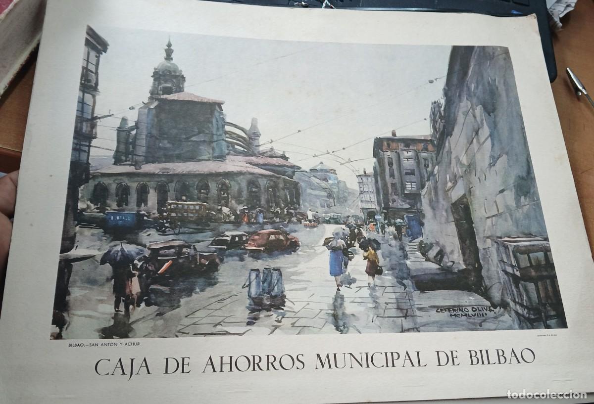 Arte: LITOGRAFIA BILBAO SAN ANTON Y ACHURI CAJA DE AHORROS MUNICIPAL DE BILBAO