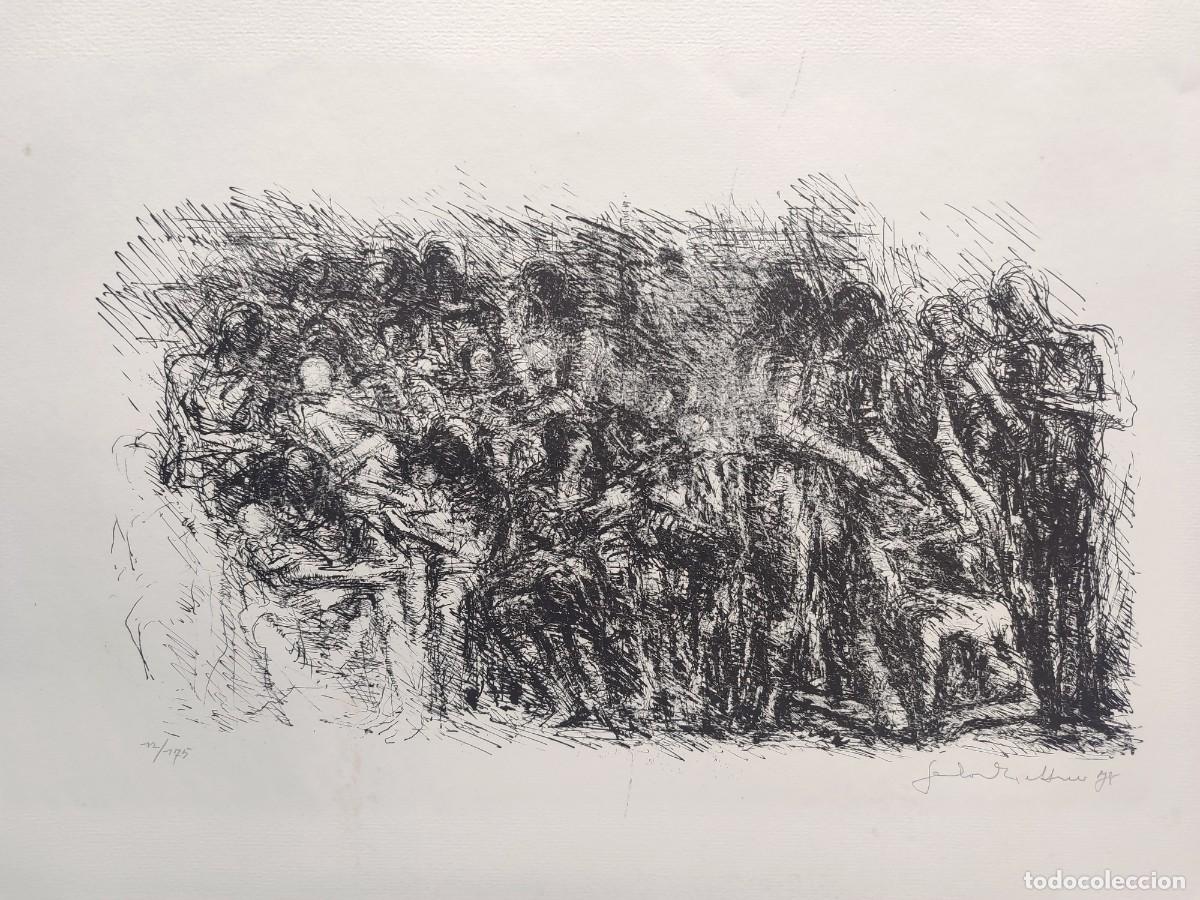 Arte: Herbert Sandberg. Portfolio DDR 1978. Litografia firmada a mano serie limitada.