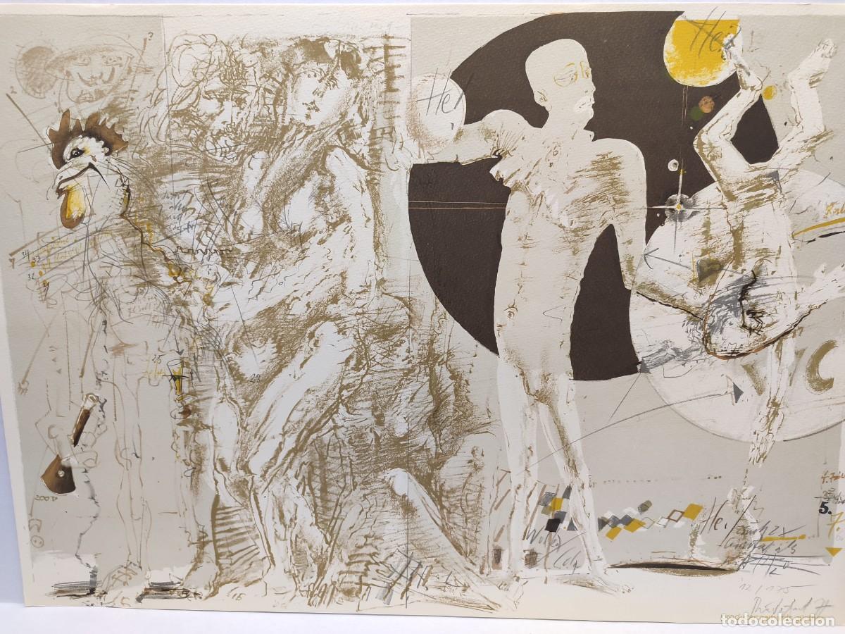 Arte: Bernhard Heisig. Portfolio DDR 1978. Litografia firmada a mano serie limitada.