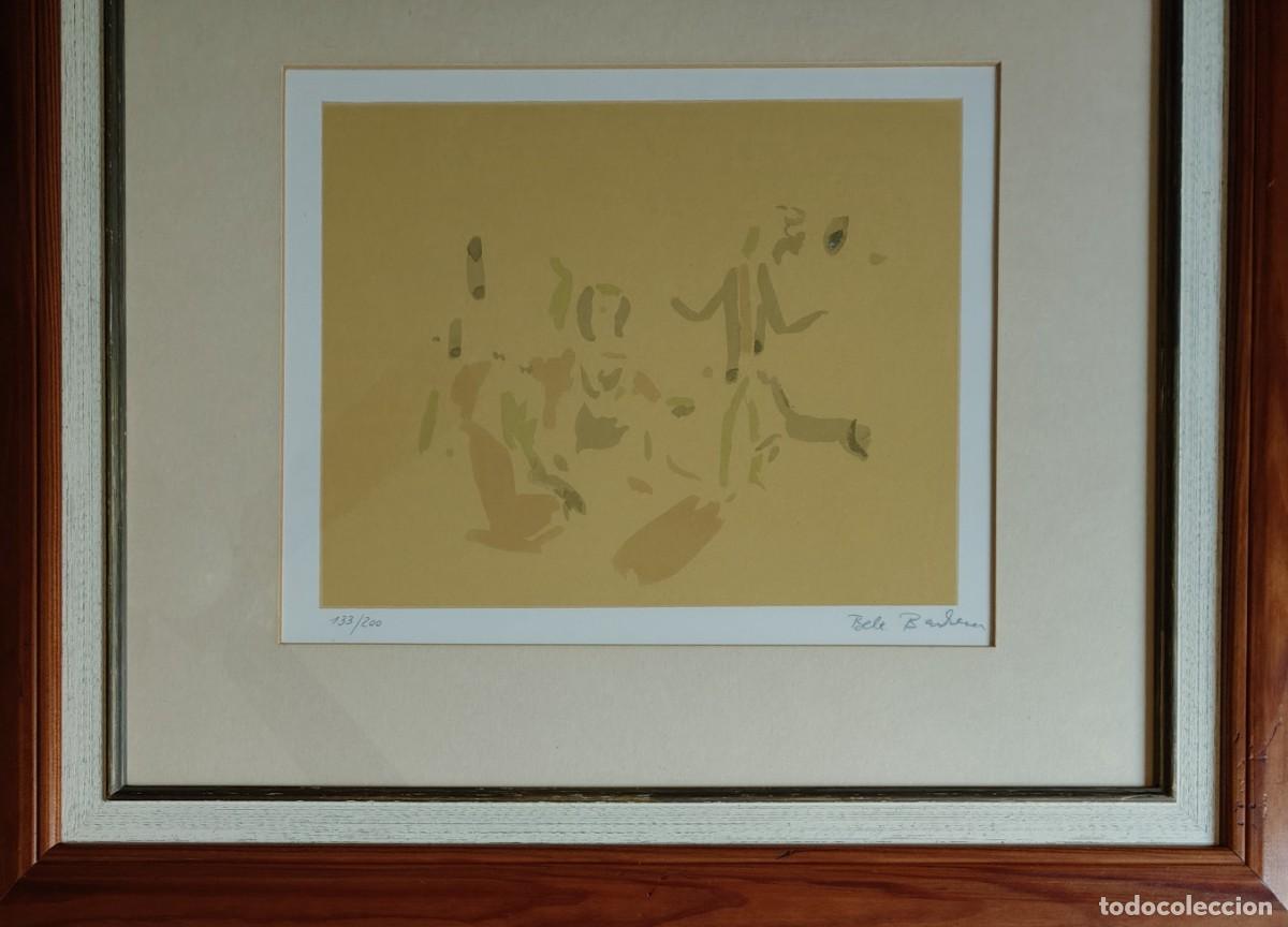 Arte: Bele Bachem (1916-2005). Litograf&iacute;a firmada y numerada a l&aacute;piz