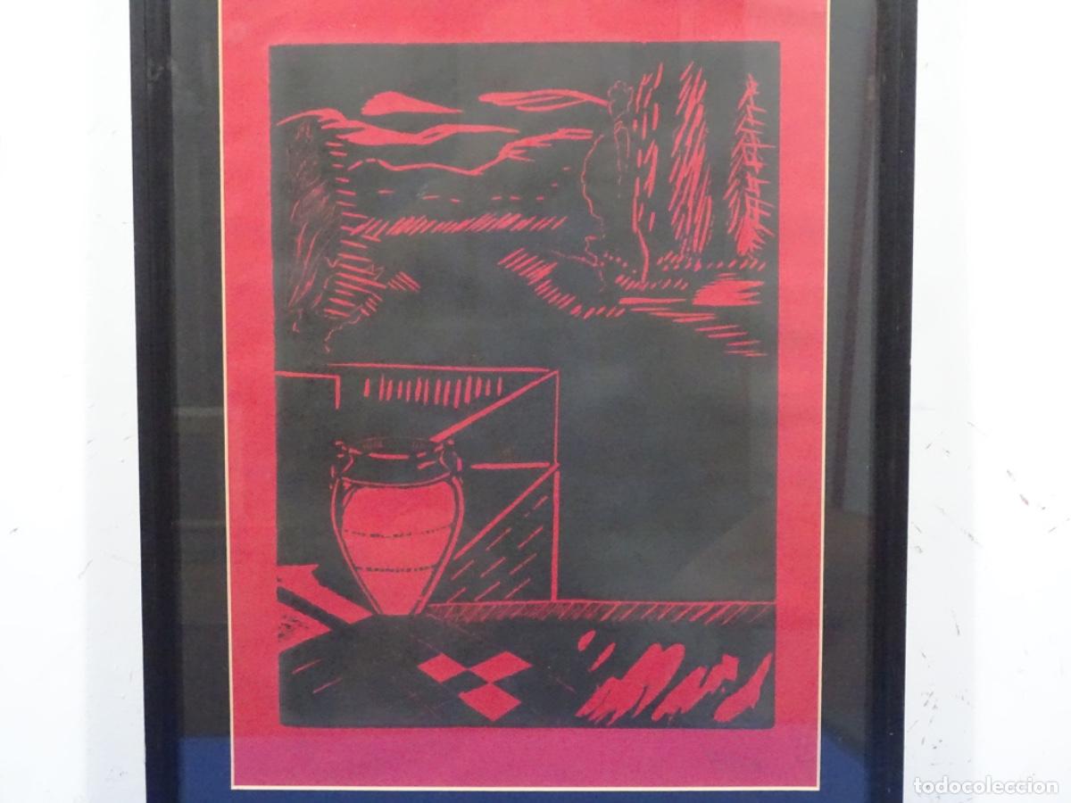 Kunst: LITOGRAFIA FIRMADA PALACIOS 86. P/E PRUEVA DE ESTADO.
