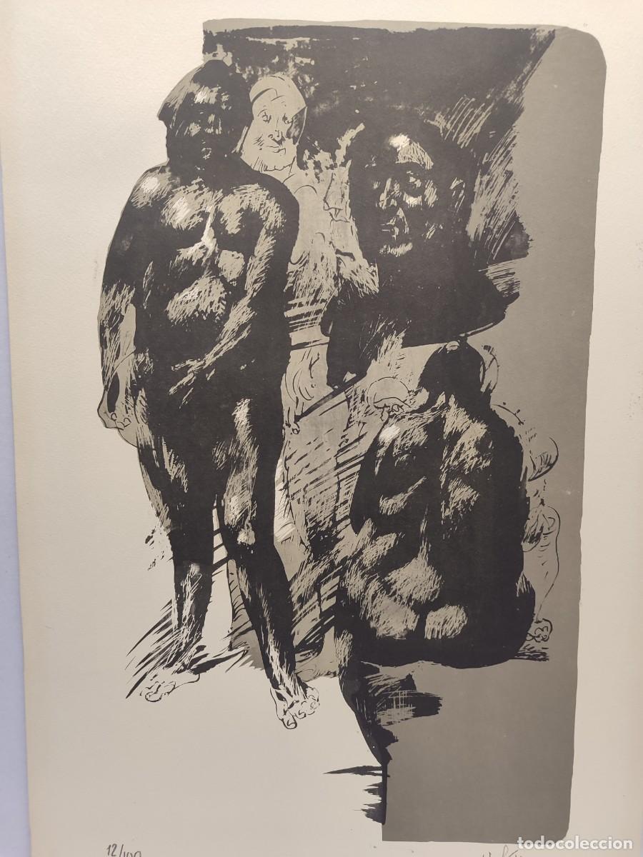 Arte: Willi Sitte. Portfolio DDR 1978. Litograf&iacute;a firmada a mano, serie limitada. 12/100
