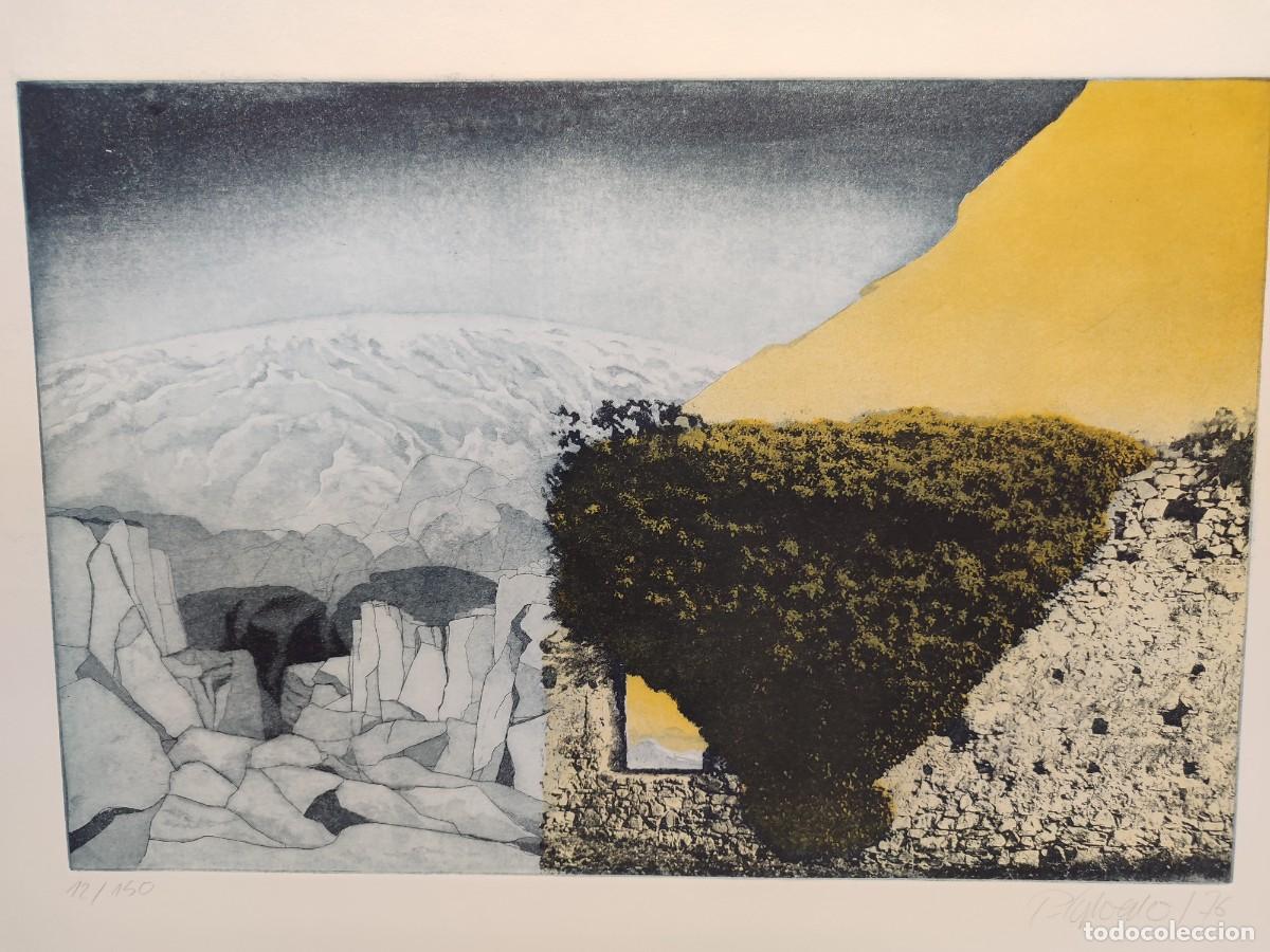 Arte: Peter Sylvester. Portfolio DDR 1978. Litograf&iacute;a firmada a mano, serie limitada. 12/150