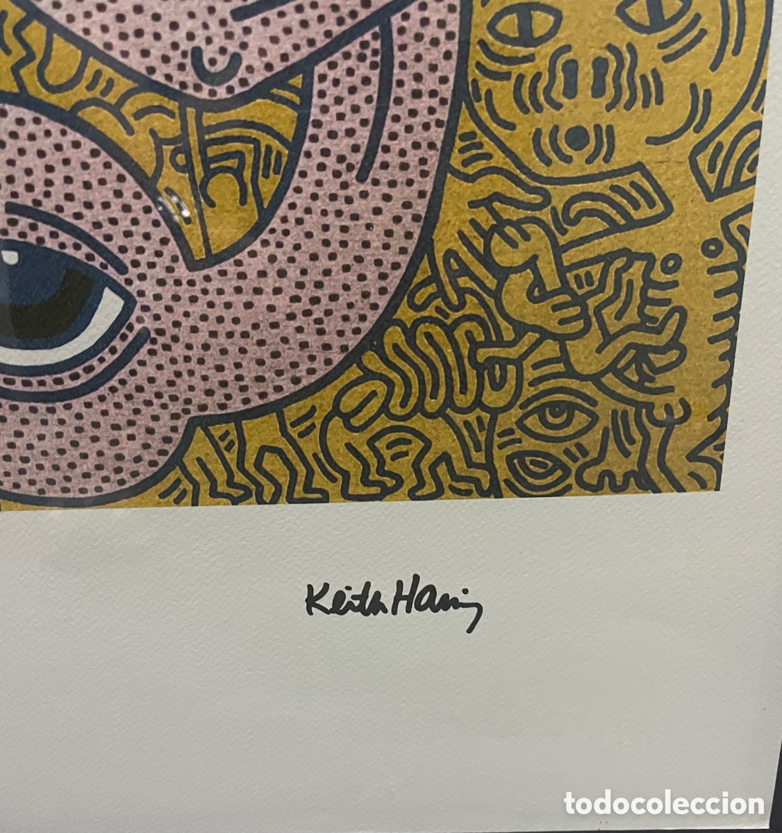 Arte: Litograf&iacute;a o serigraf&iacute;a, numerada, de Keith Haring - Foto 3
