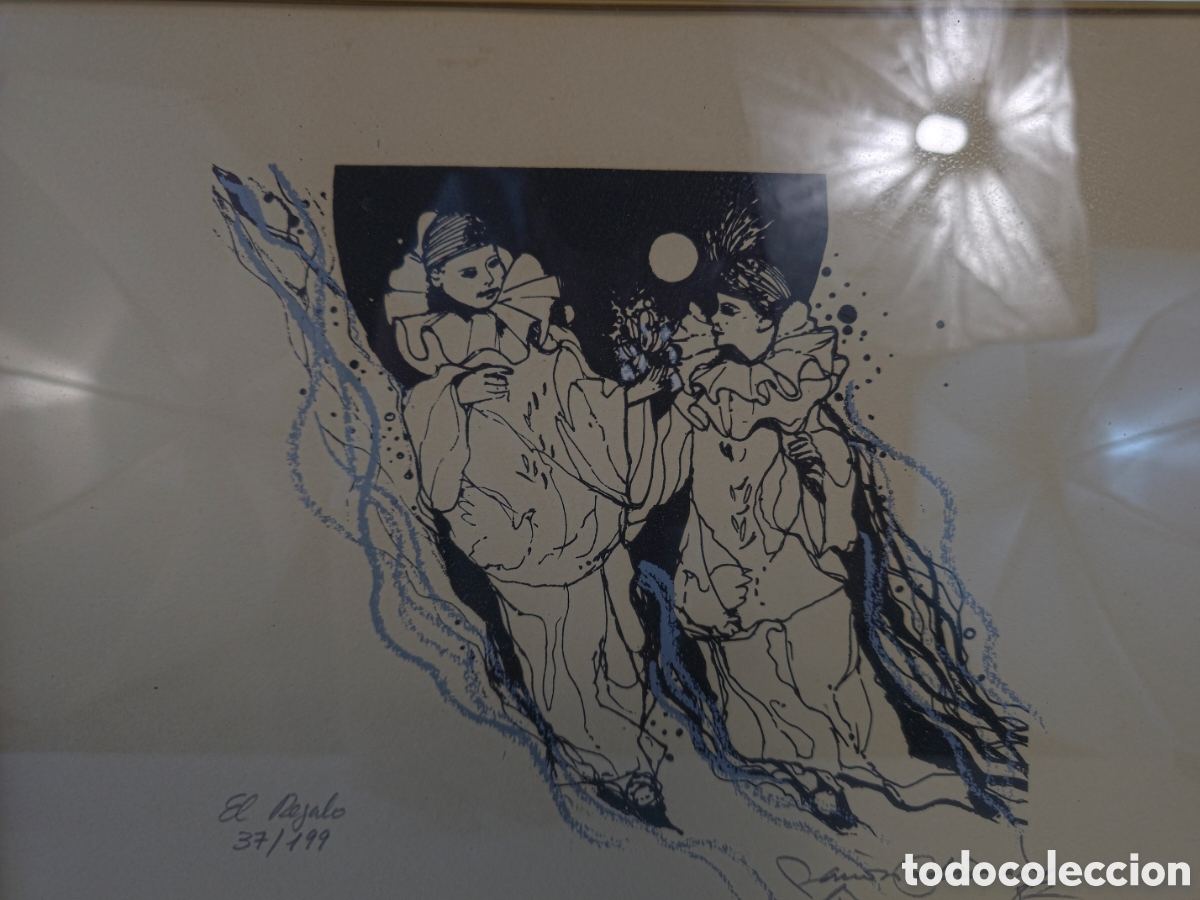 Arte: Litografia de Ramon Codina 37/199 - Foto 6
