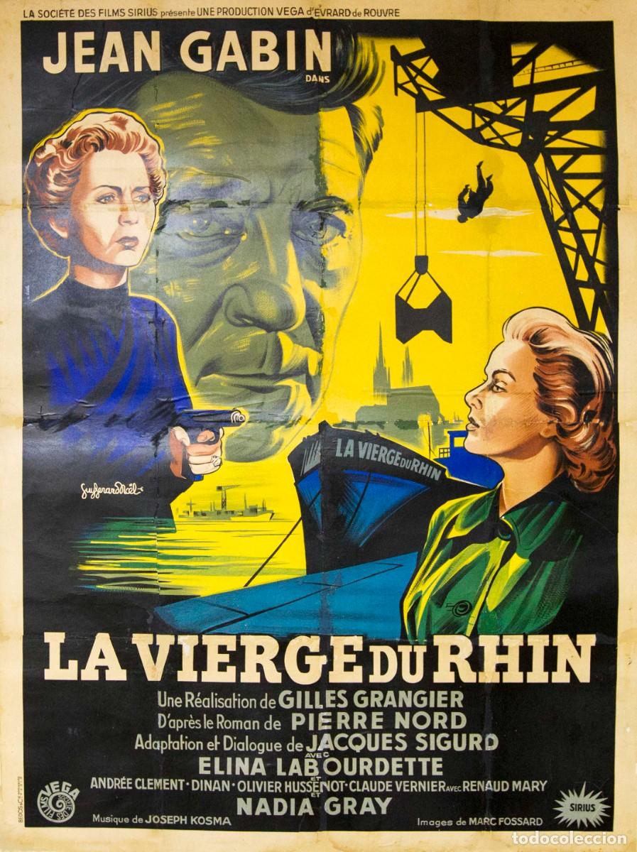 Arte: LA VIERGE DU RHIN. 1953. LITOGRAF&Iacute;A OFFSET. 180 x 119 CM. GUY G&Eacute;RARD NO&Euml;L