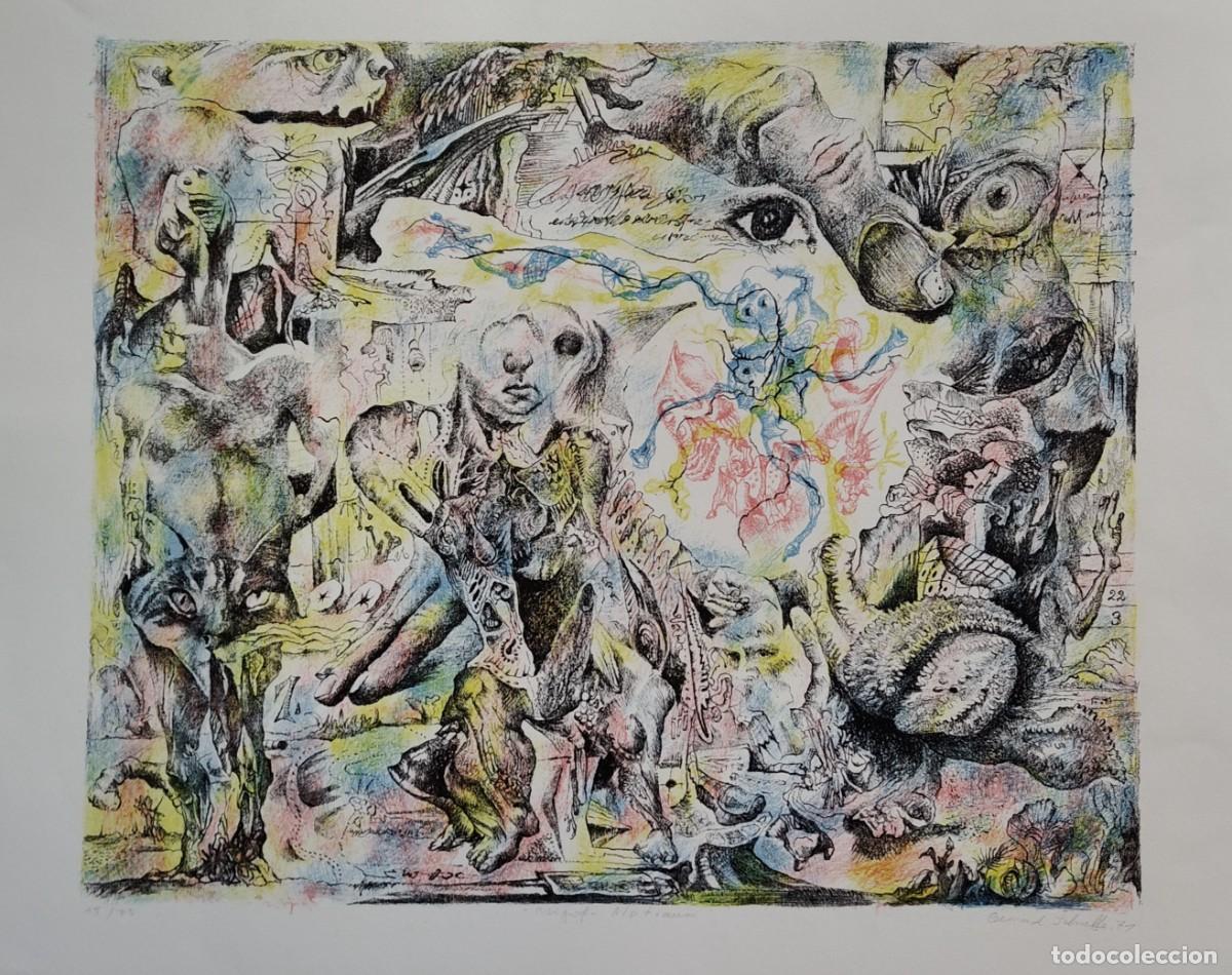 Arte: Bernard Schultze (1915-2005). Migof, litograf&iacute;a firmada y numerada, 1971
