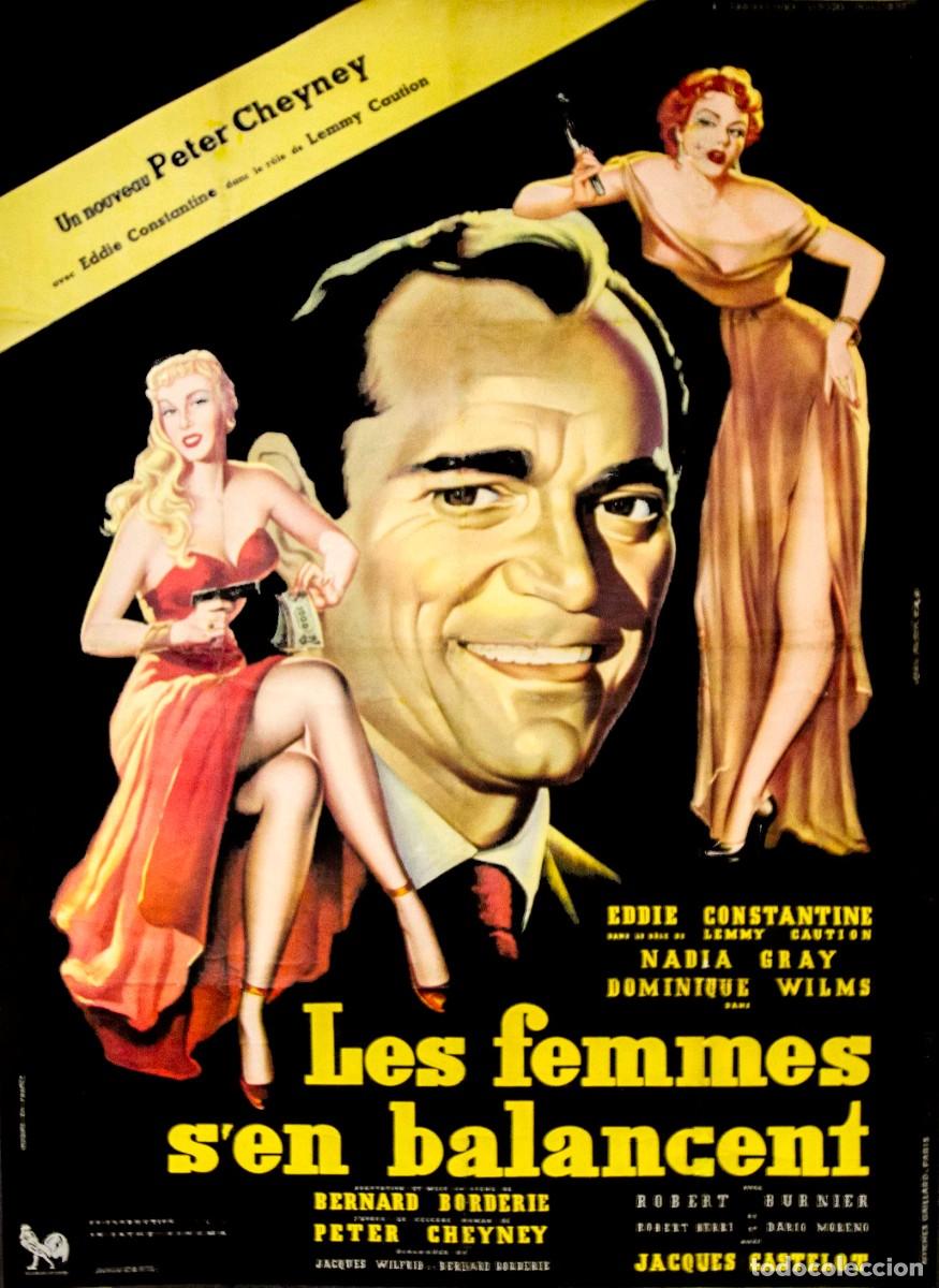 Arte: LES FEMMES SEN BALANCENT. 1954. LITOGRAF&Iacute;A OFFSET. 171 x 137, 5 cm. ARTISTA DESCONOCIDO.
