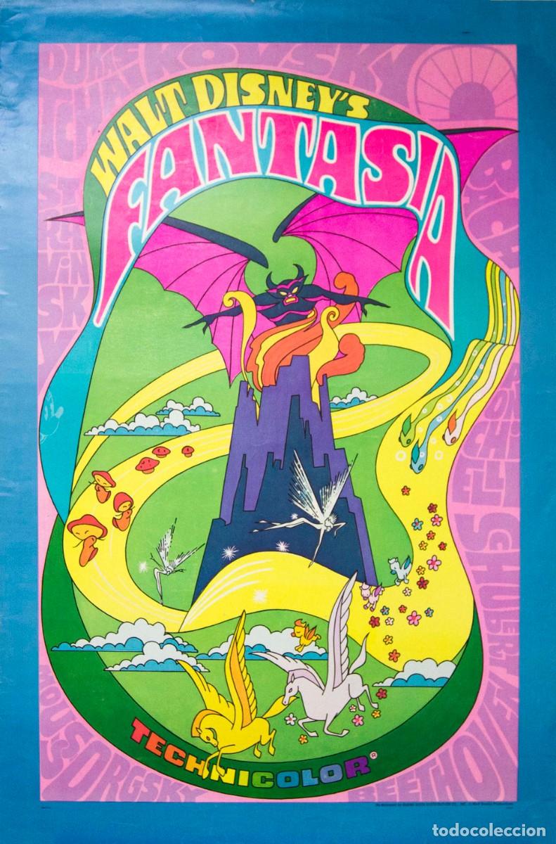 Arte: FANTASIA. 1969. LITOGRAF&Iacute;A OFFSET. 152,5 x 101,5 cm. ARTISTA DESCONOCIDO.