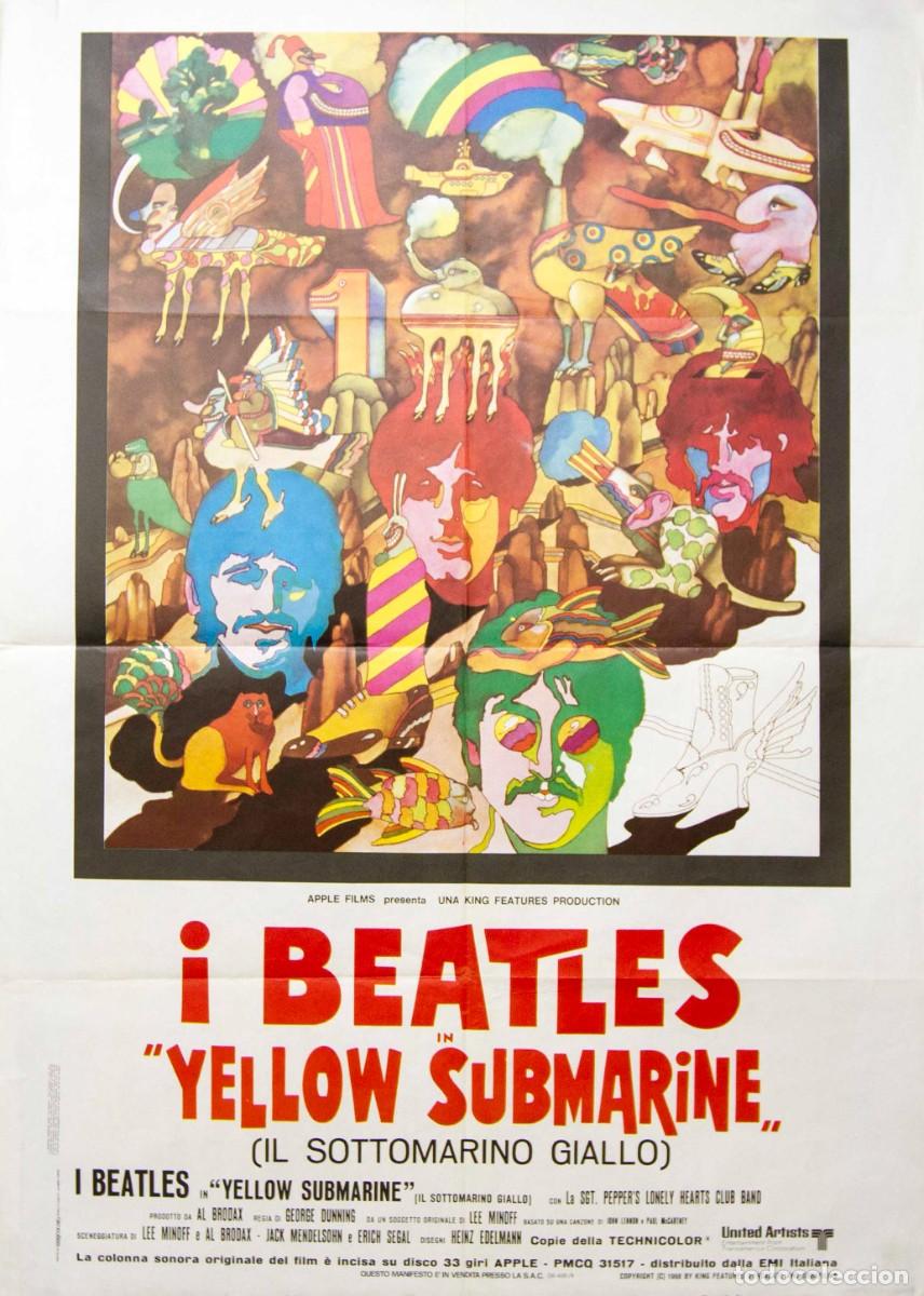 Arte: YELLOW SUBMARINE. 1968. OFFSET. 140 x 100 cm. HEINZ EDELMANN.