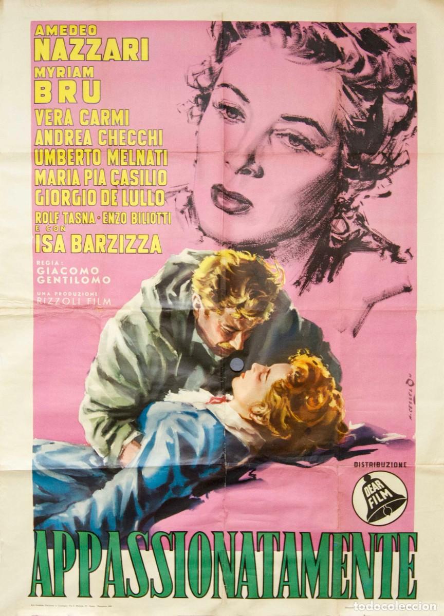 Arte: APPASSIONATAMENTE. 1954. LITOGRAF&Iacute;A OFFSET. 140 X 99 cm. ARTISTA DESCONOCIDO.