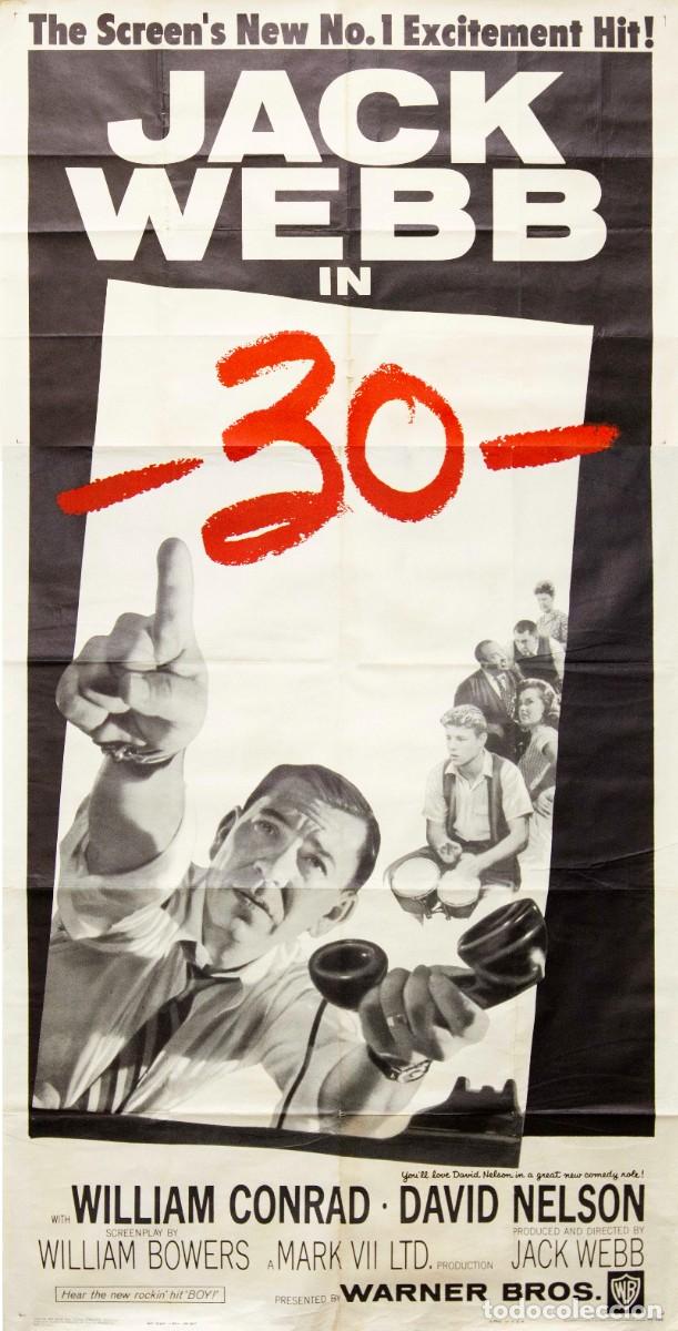 Arte: -30-. 1959. LITOGRAF&Iacute;A OFFSET. 203 x 104 cm. ARTISTA DESCONOCIDO.