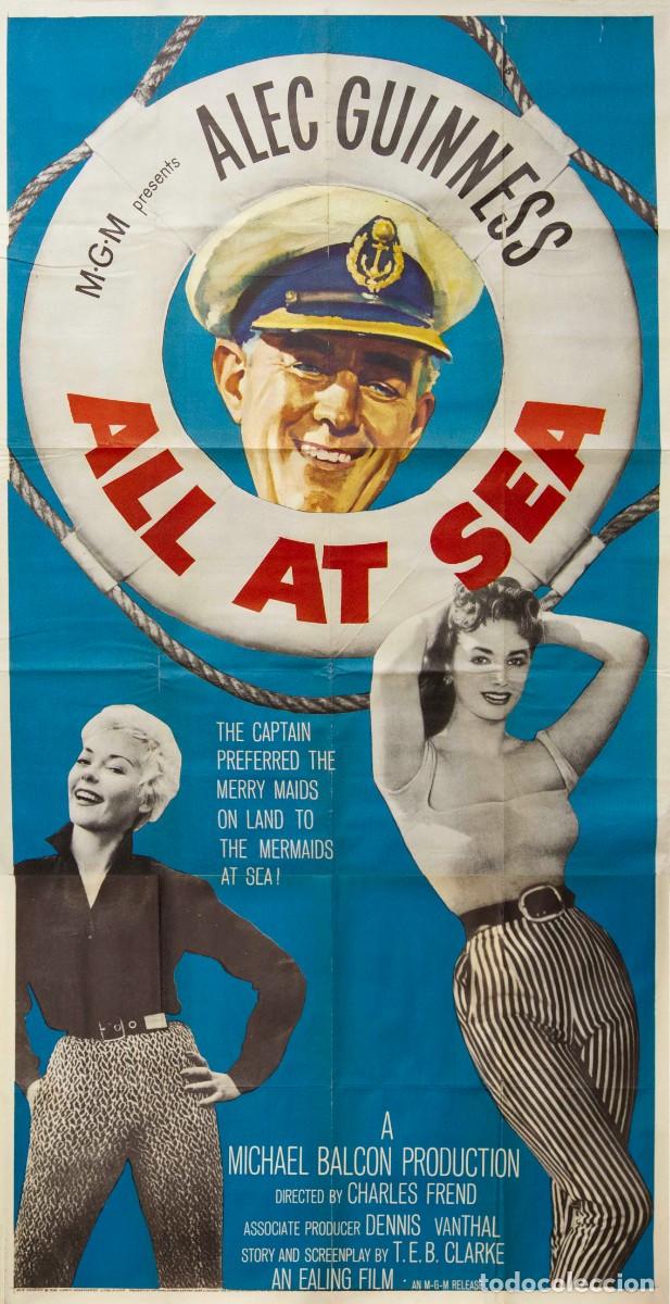 Arte: ALL AT SEA (A). 1956. LITOGRAF&Iacute;A OFFSET. 203 x 104 cm. ARTISTA DESCONOCIDO.