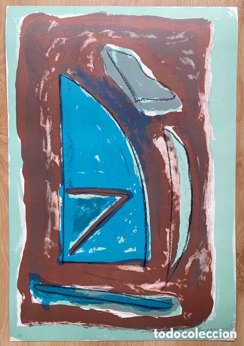 Arte: Litograf&iacute;a original Albert Rafols Casamada