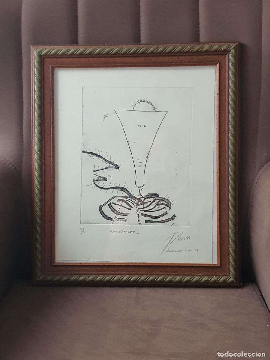 Arte: Gravura Original Firmada: &rdquo;Autoretrato&rdquo; PL 1999, Santander
