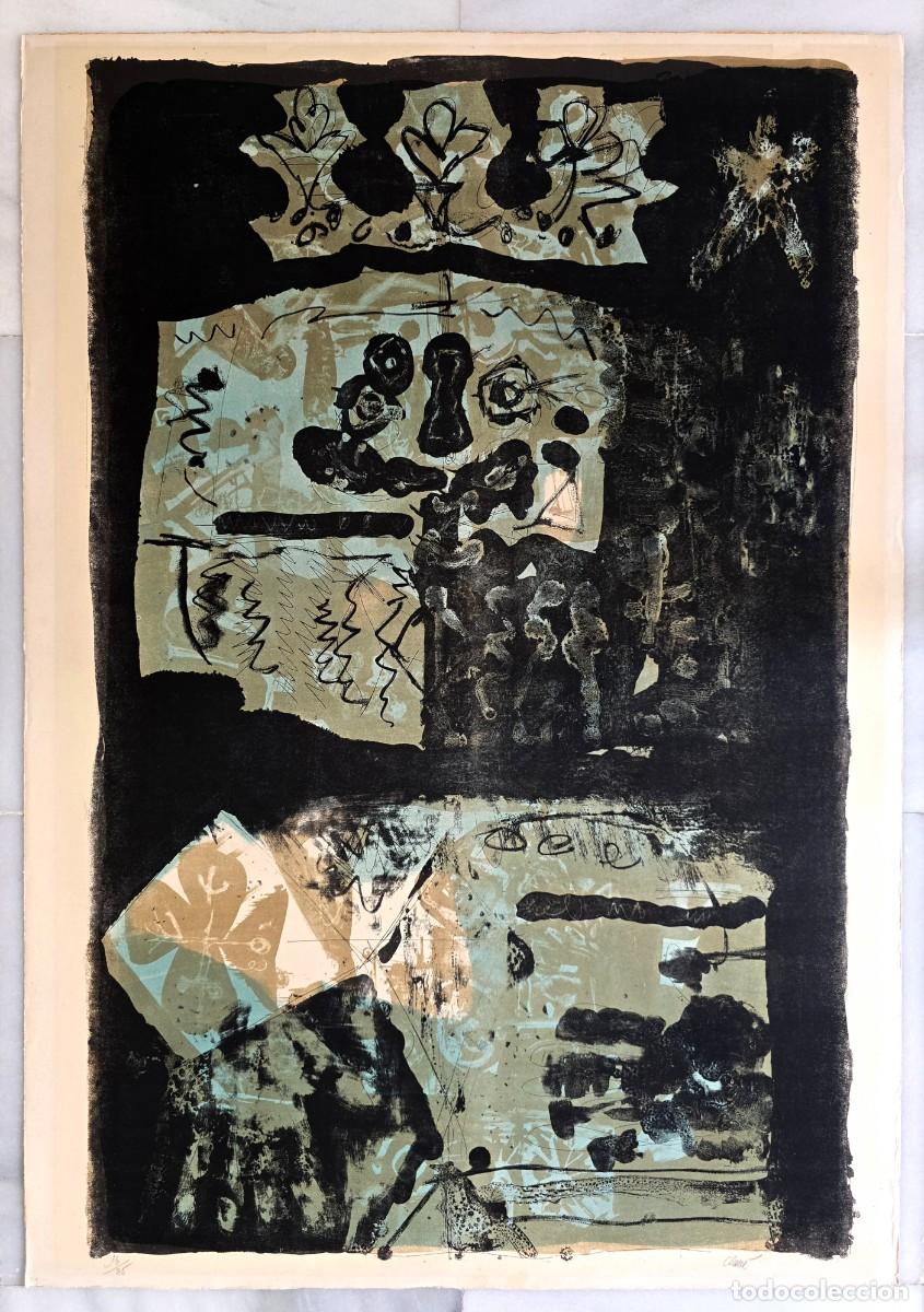 Arte: ANTONI CLAV&Eacute;. Rey de cartas 1958 - Foto 1