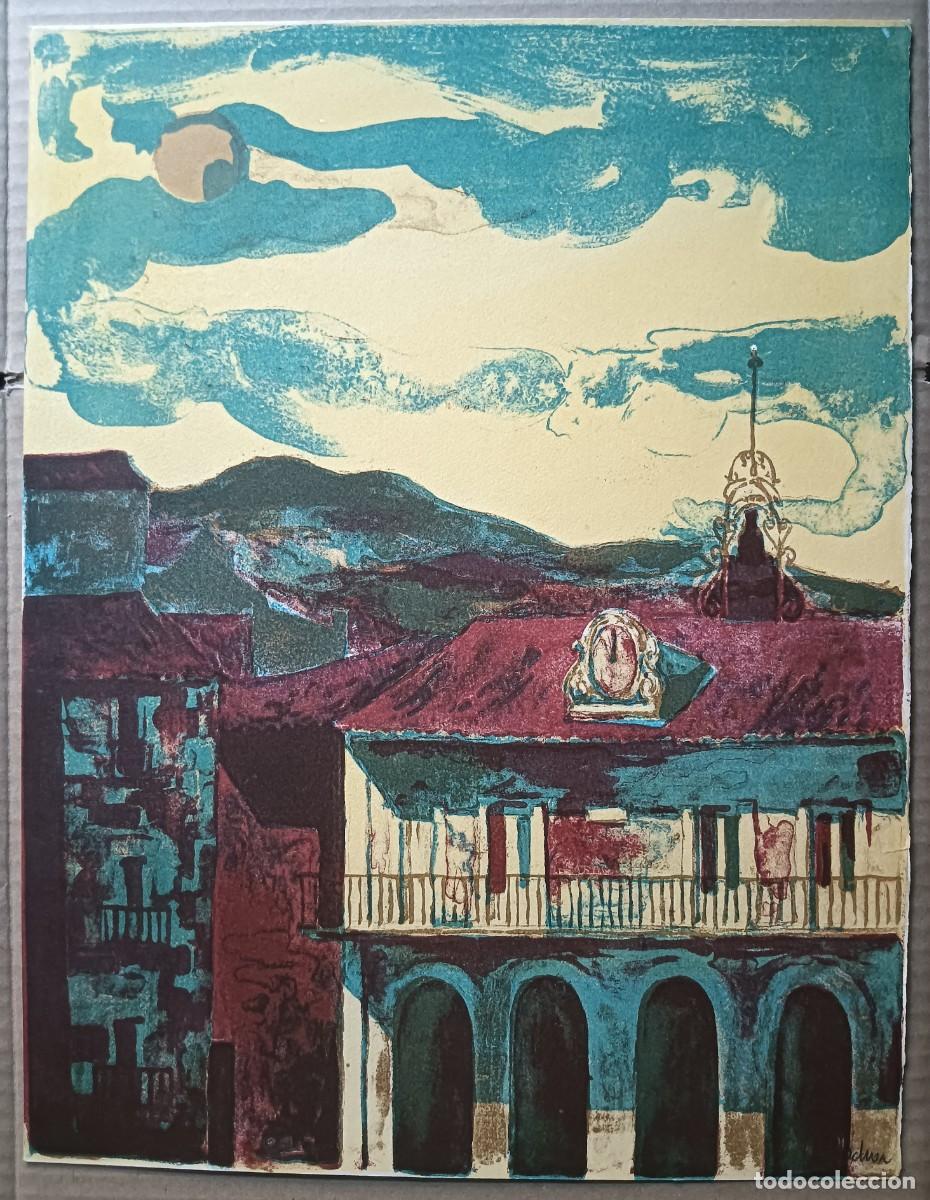 Arte: Luis GARCIA-OCHOA (San Sebasti&aacute;n, 1920) litograf&iacute;a de 1972 de 33x43cms, firmada a l&aacute;piz y numerada 6