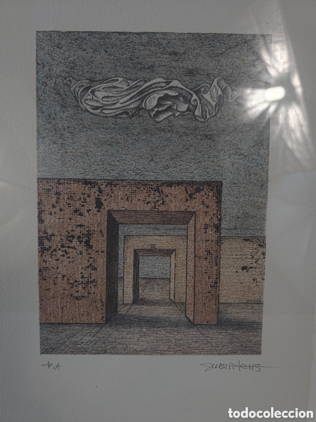Arte: Litografia P.A. por Josep Maria Subirachs