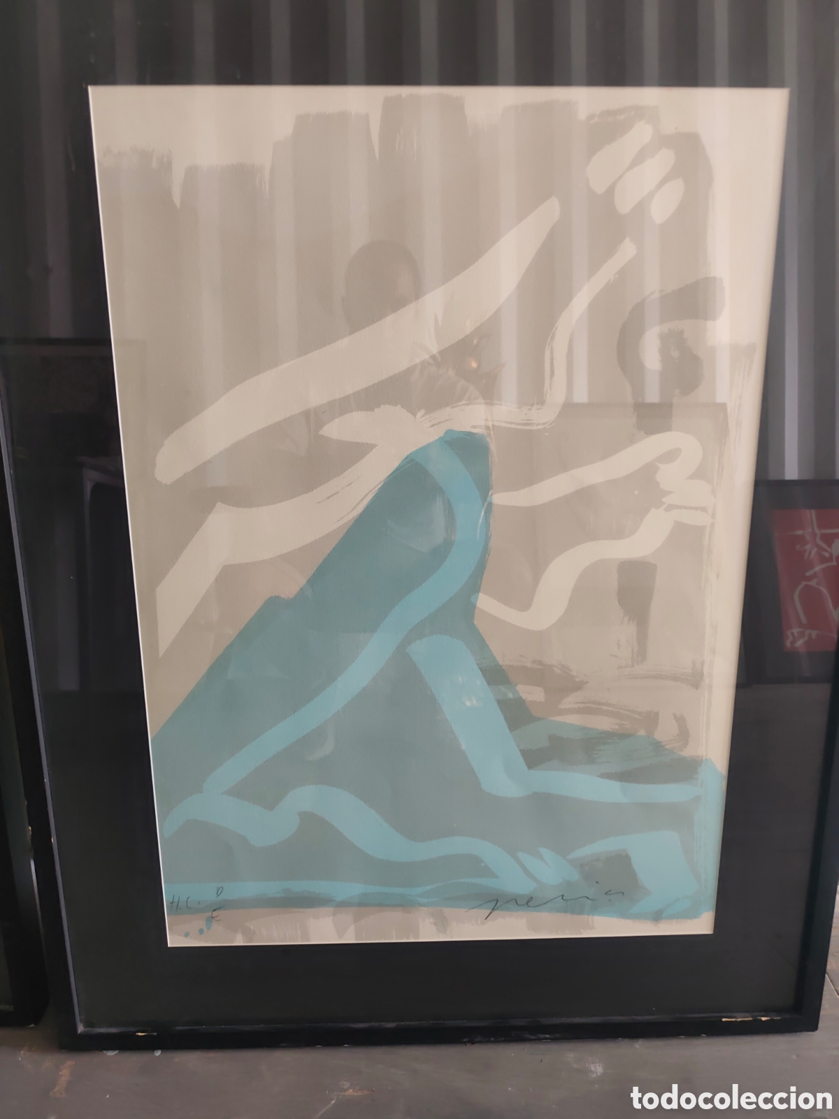 Arte: Litograf&iacute;a Perico Pastor prueba de artista