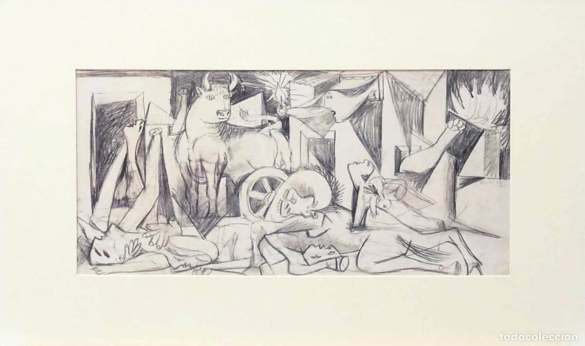 Arte: Pablo PICASSO - Boceto para el Guernica, 1990