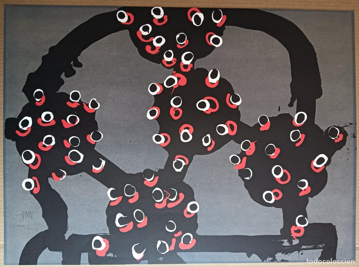 Arte: Frederic Amat (Barcelona 1952) litograf&iacute;a 1992 de 55x75 firmada l&aacute;piz y numerada. En perfecto estado