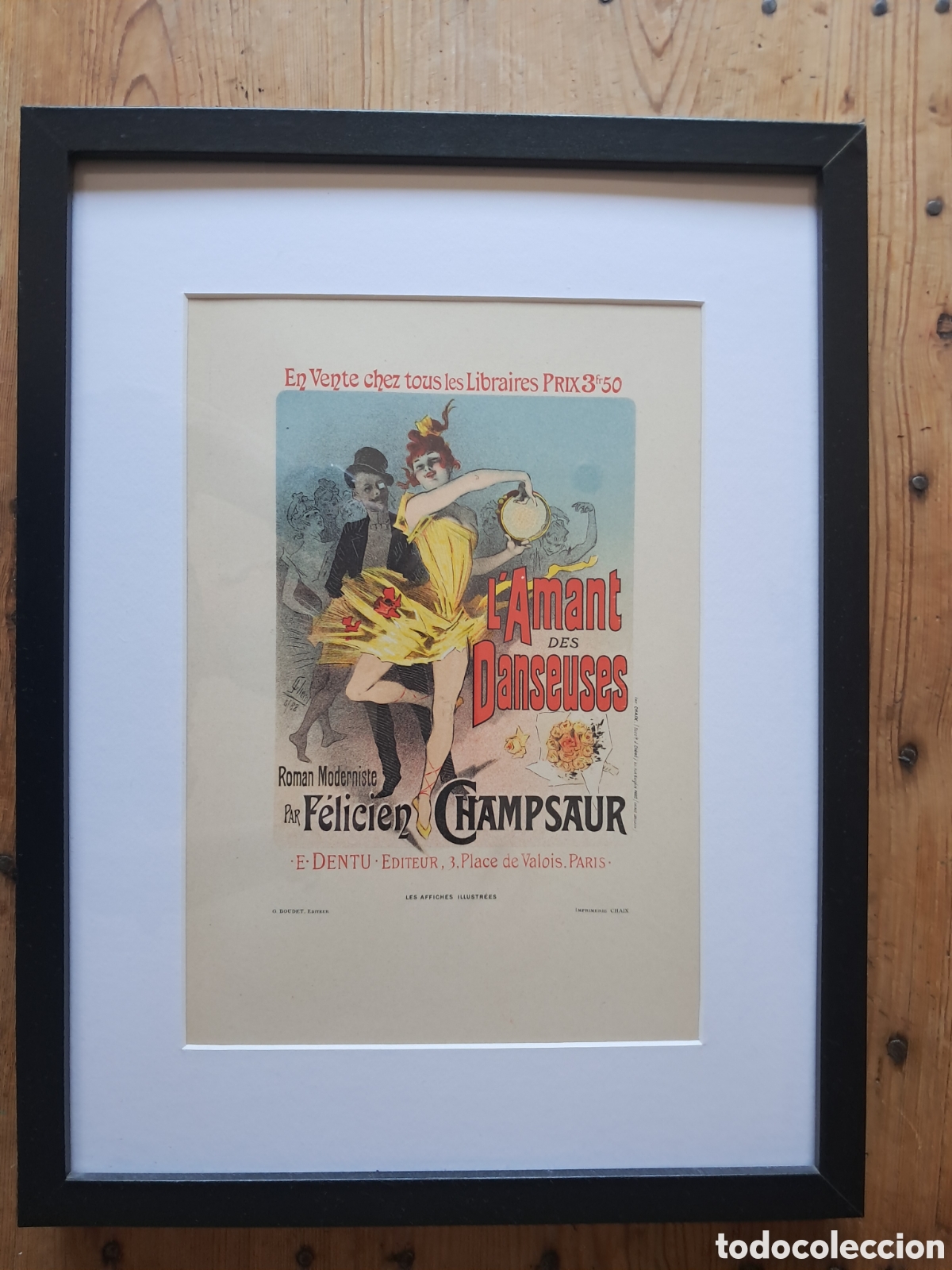 Arte: Litograf&iacute;a original de Jules Ch&eacute;ret, Les affiches illustr&eacute;es (1886-1895)