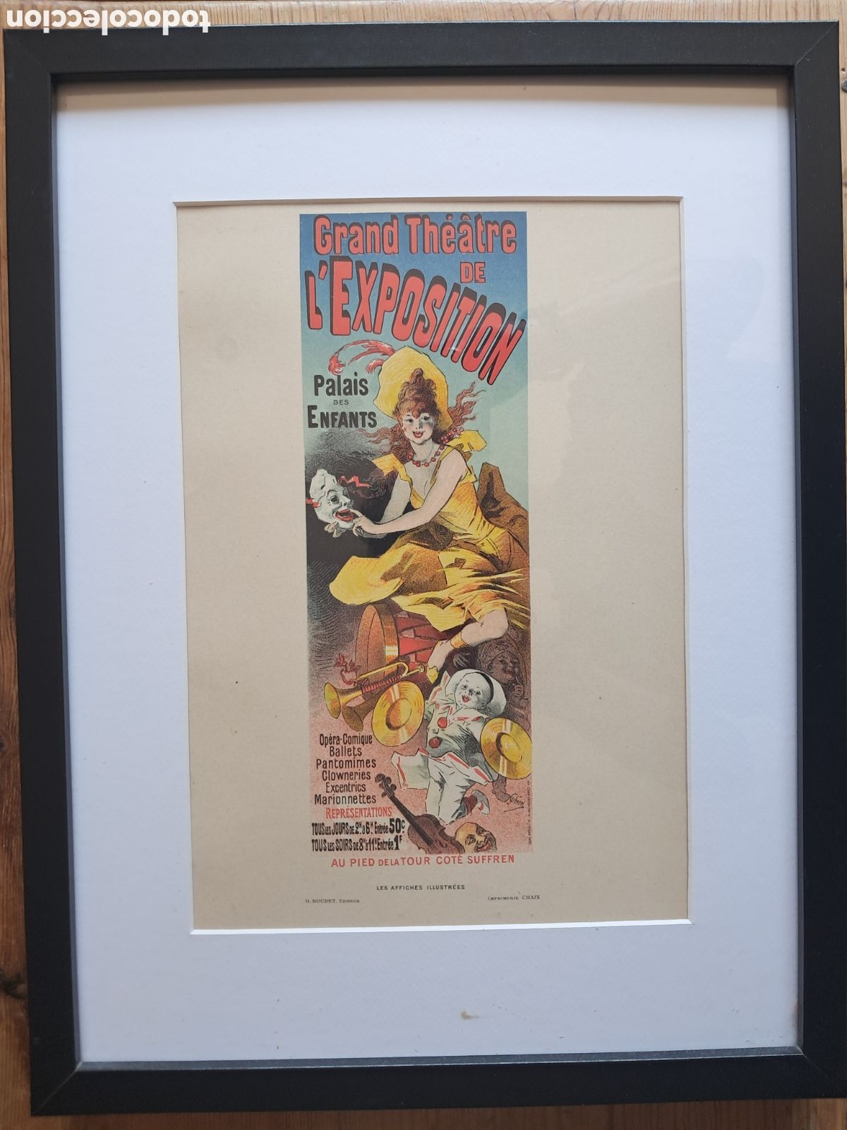 Arte: Litograf&iacute;a original Les affiches illustr&eacute;es, 1896