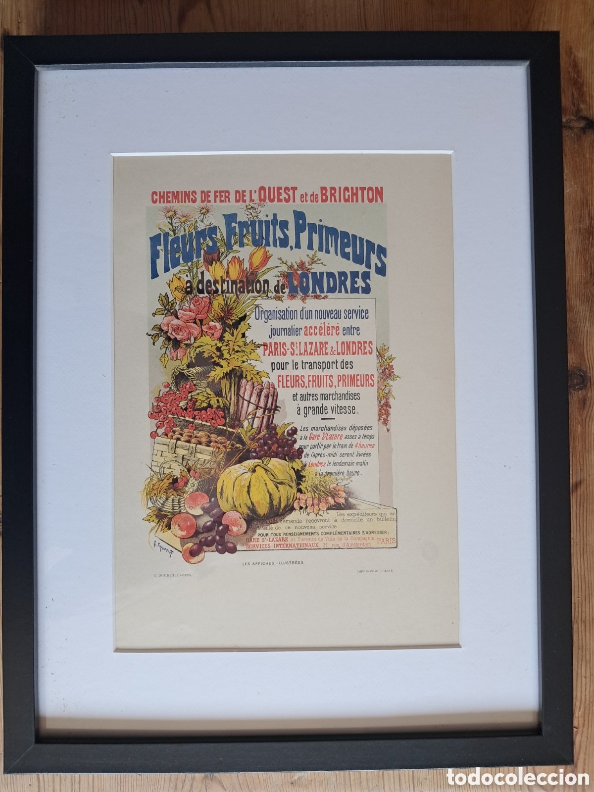 Arte: Litograf&iacute;a original, 1896, Les affiches illustr&eacute;es