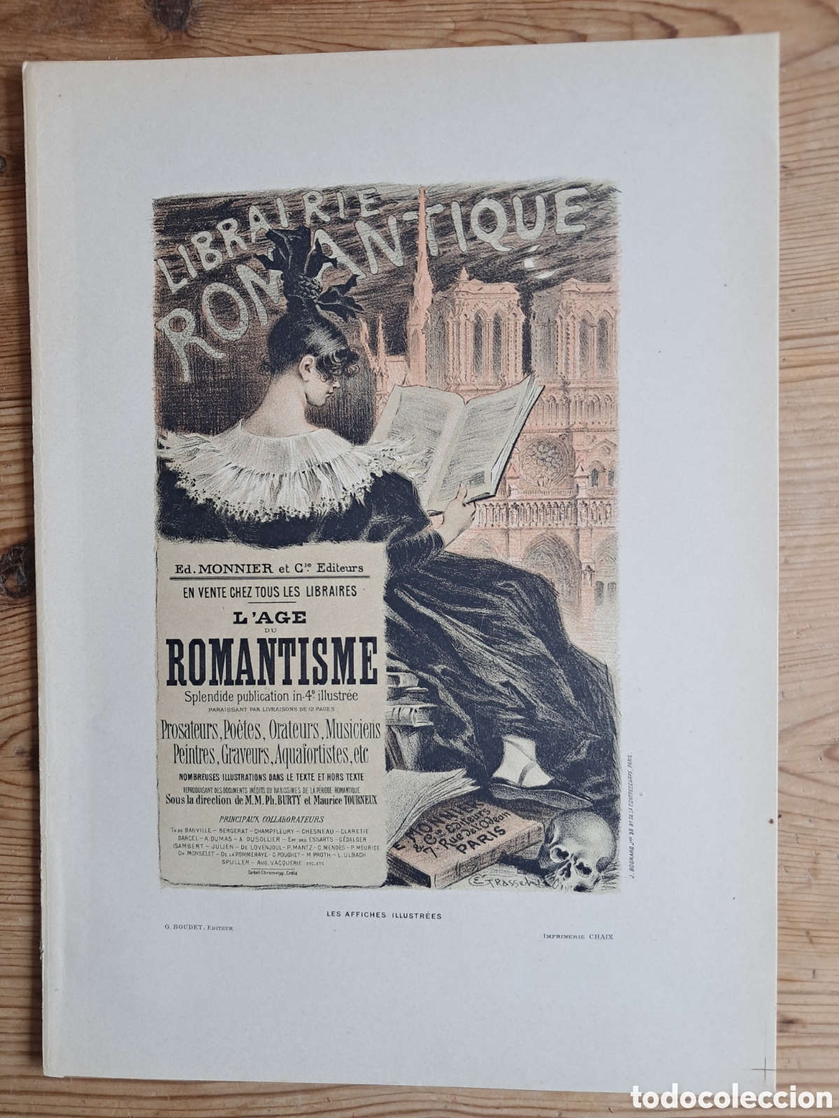 Arte: Litograf&iacute;a original, 1896, Les affiches illustr&eacute;es