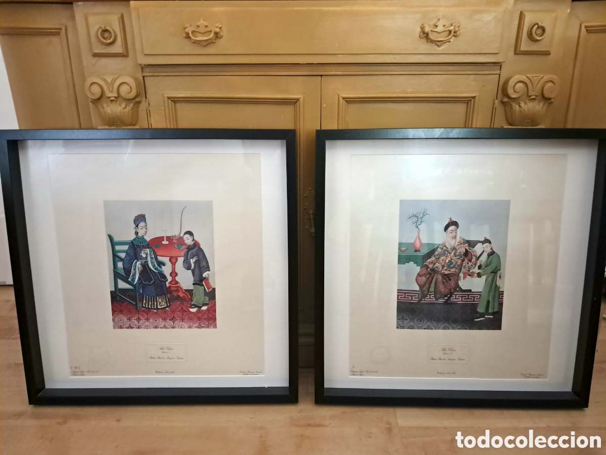 Arte: Pareja de litograf&iacute;as, Palacio Aranjuez siglo XVIII,edici&oacute;n Parrmonio Nacional 1974