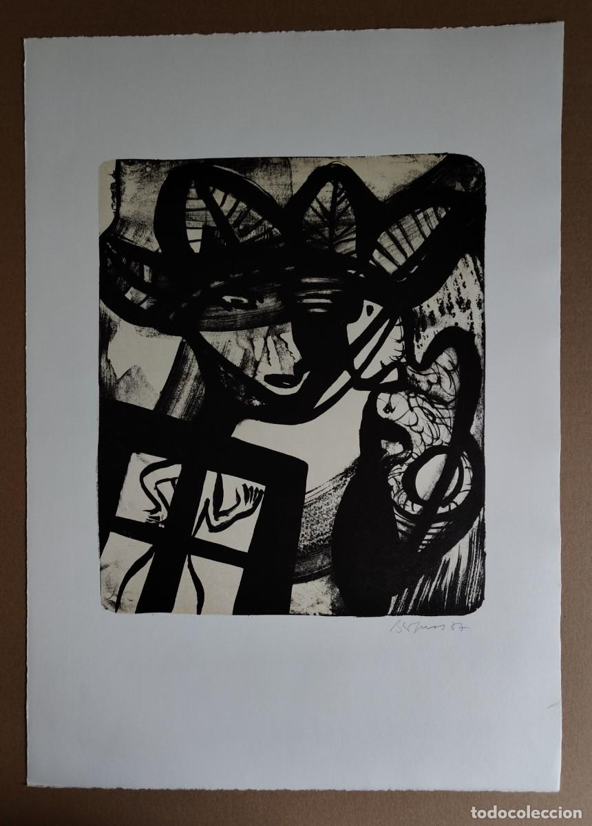 Arte: Ina Barfuss (1949). Litograf&iacute;a de 1987, firmada a mano