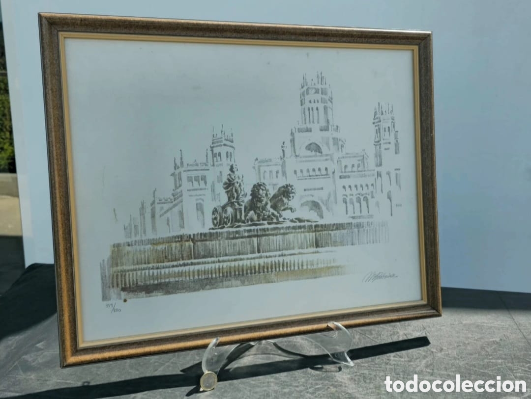 Arte: M.J. Cabeza. Litograf&iacute;a Cibeles