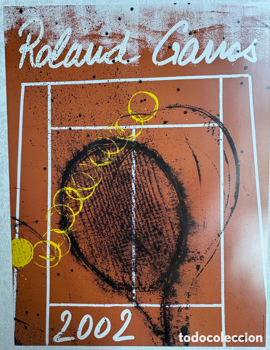 Arte: P&oacute;ster Oficial Roland Garros 2002
